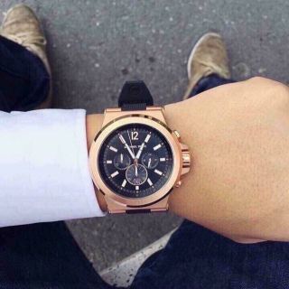 ĐỒNG HỒ NAM CAO CẤP MỚI NHẤT M KORS 8445 DÂY CAO SU MÁY NHẬT