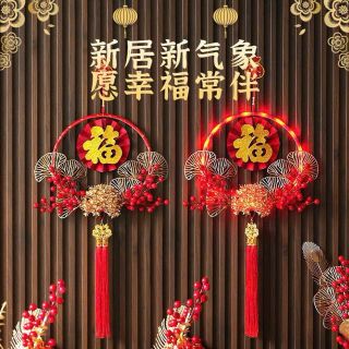 Liễn Hoa Tài Lộc Có Đèn LED trang trí nhà cửa