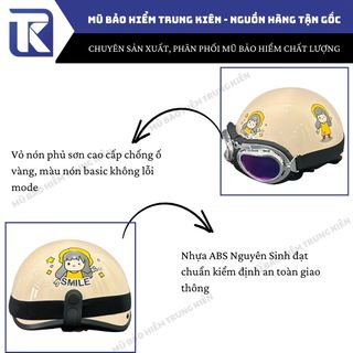 Nón bảo hiểm nửa đầu kính phi công HTP Tem Trùm Cao Cấp , Nón bảo hiểm kính phi công chính hãng HTP bảo hành 1 năm