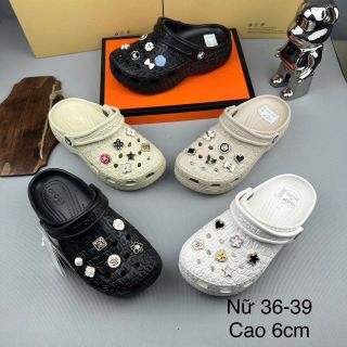 Dép cros nữ cao 6 phân