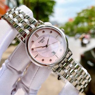 ĐỒNG HỒ NỮ TRUNG CẤP HOT TREND TISOT MẶT CỌC SỐ HỘT