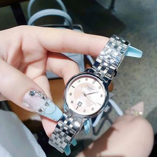 ĐỒNG HỒ NỮ TRUNG CẤP HOT TREND TISOT MẶT CỌC SỐ HỘT