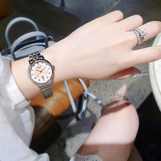 ĐỒNG HỒ NỮ TRUNG CẤP HOT TREND TISOT MẶT CỌC SỐ HỘT