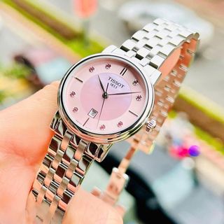 ĐỒNG HỒ NỮ TRUNG CẤP HOT TREND TISOT MẶT CỌC SỐ HỘT