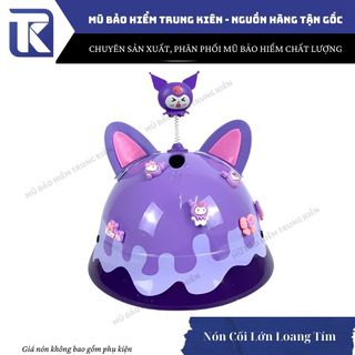 Nón bảo hiểm vành tròn loang màu người lớn