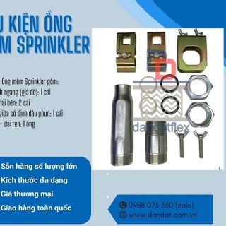 Khớp nối mềm inox cấp nước đầu phun chữa cháy ( ống mềm nối đầu Sprinkler )