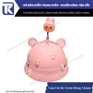 Mũ bảo hiểm cho bé vành tròn trơn - Nón chính hãng Long Thanh