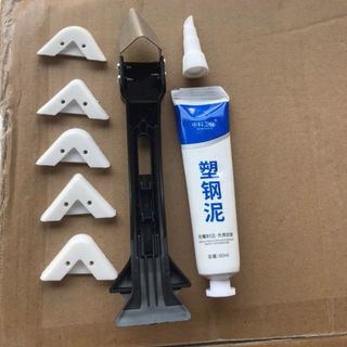 Keo Miết Mạch Bịt Kẽ Hở Siêu Dính Chống Thấm Nước - Nấm Mốc - Rò Rỉ 
Đủ Phụ Kiện, Dụng Cụ Miết Keo, 5 đầu miết các góc