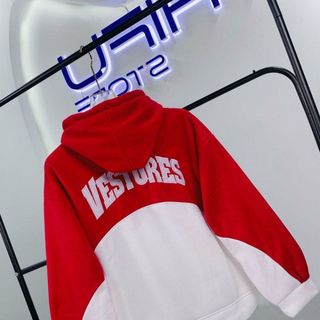 Áo hoodie phối 2 màu thêu VESTURES chất nỉ bông dày mịn