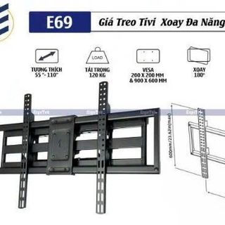 Giá Treo Tivi Xoay Đa Năng E69 (55" - 110") --- chưa gồm VAT