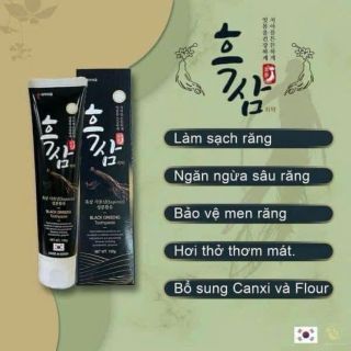 Kem đánh răng hắc sâm hàn quốc