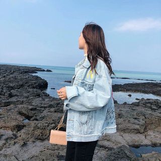 Đa dạng áo jean áo bò tay dài các mẫu, các dáng.