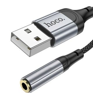 Cáp chuyển âm thanh Hoco LS36 - USB/TypeC sang jack 3.5mm cắm tai nghe - Chuyển AUX cho PC/Laptop