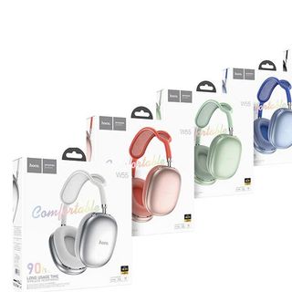 Tai nghe chụp tai không dây Hoco W55 - Pin siêu trâu 90h Bluetooth V5.4 - Âm thanh HI-FI có Micro