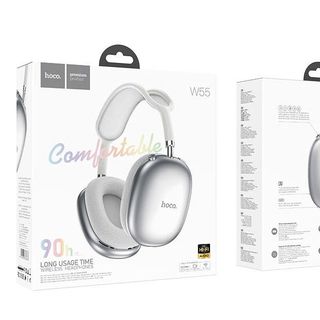 Tai nghe chụp tai không dây Hoco W55 - Pin siêu trâu 90h Bluetooth V5.4 - Âm thanh HI-FI có Micro