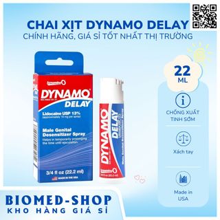 Chai xịt kéo dài quan hệ DYNAMO Delay - Chính Hãng giá sỉ