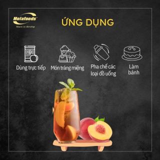 Đào vàng ngâm đóng hộp