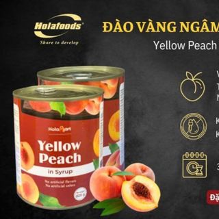 Đào vàng ngâm đóng hộp