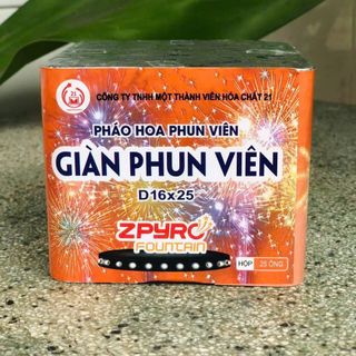 Giàn phun viên - mẫu mới đặc biệt 2024 - hộp 25 ống ( 1 thùng/36c )