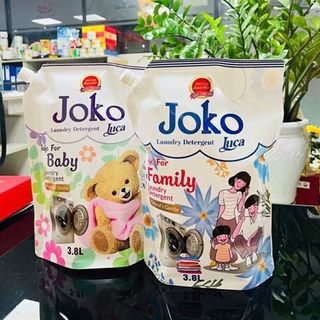 Nước Giặt Xả Joko Luca Lan Cơ 3,8kg (Thùng 2 Túi)