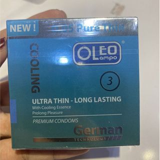 [Giá Sỉ Cực Tốt] Bao Cao Su Siêu Mỏng Oleo Cooling Ultra Thin 0.05mm, Bcs Kéo Dài Thời Gian, Chống Xuất Tinh Sớm (Hộp 3C)