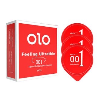 [Giá Sỉ Tốt Nhất] Bao Cao Su Olo Feeling Ultra Thin, Bcs Siêu Mỏng 0.01mm, Hương Vani, Nhiều Gel Bôi Trơn (Hộp 3C)