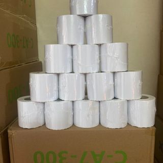 Giấy In Nhiệt Khổ A7 Tự Dính , In Đơn hàng Sàn Thương Mại Điện Tử 75x100mm Siêu Tiết Kiệm Cuộn 300 tờ