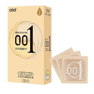 Bao Cao Su Siêu Mỏng OLo 0.01 Ice & Fire Lửa Băng, Bcs Kéo Dài Thời Gian, Chống Xuất Tinh Sớm [Bao Cao Su Giá Sỉ]