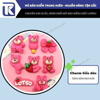 (Tặng keo) Combo 100 charm hoạt hình siêu cute, charm gắn dép, trang trí tiểu cảnh, trang trí ốp điện thoại theo tone màu