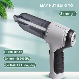 Máy Hút Bụi Cầm Tay Không Dây Tamashio Nhật Bản Hút - Thổi, Lực Hút 9000PA, Pin Sạc 4000mAh