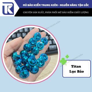 Ốc Titan 2 màu Ngũ sắc và Lục bảo GIÁ RẺ Gắn Nón Sơn Gắn Xe Cực Đẹp