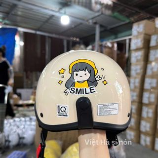 Nón bảo hiểm nửa đầu kính phi công HTP Tem Chùm Chính Hãng , mũ bảo hiểm kính phi công cao cấp HTP sơn phủ 4k cao cấp