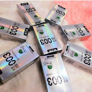 [Giá Sỉ] Bao Cao Su Muaisi 003 Ultrathin Trắng, Bcs Siêu Mỏng, Bao Cao Su Giá Sỉ Tốt Nhất Hiện Nay (Hộp 12C)