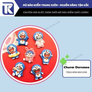 (Tặng keo) Combo 100 charm hoạt hình siêu cute, charm gắn dép, trang trí tiểu cảnh, trang trí ốp điện thoại theo tone màu