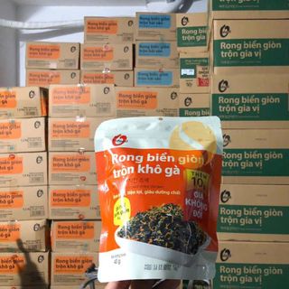RONG BIỂN GIÒN TRỘN HẠT ÓC CHÓ HẠNH NHÂN 40G (CÓ THÊM 3 VỊ KHÁC)