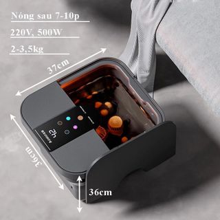 Bồn Ngâm Chân Massage CHIGO Gấp Gọn - Máy Ngâm Chân Hồng Ngoại, Làm Ấm, Sục Khí, 6 Con Lăn Tự Động