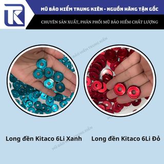 Long đền phây kitaco 6li (màu đỏ và lục bảo).