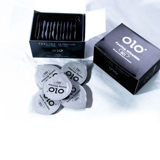 [ Giá Sỉ] Bao Cao Su Siêu Mỏng Olo 0.01 Feel Ultrathin Đen Hương Vani, Bcs Kéo Dài Thời Gian, Nhiều Gel Bôi Trơn (Hộp 10C)