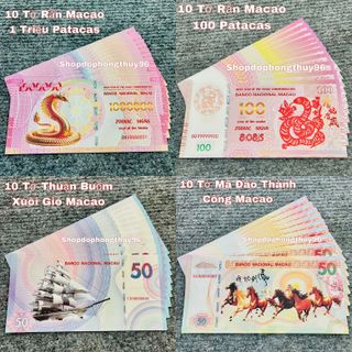 Sỉ Tiền Kỷ Niệm Macao Hình Con Rắn Lì Xì Tết Năm 2025
