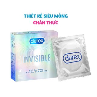 [Giá Sỉ Cực Tốt] Combo Bao Cao Su Durex Invisible, Performa, Pleasuremax, kingtex, Fetherlite, Ultima, Bao Cao Su Siêu Mỏng, Gân Gai, Kéo Dài Thời Gian (Hộp 3c)