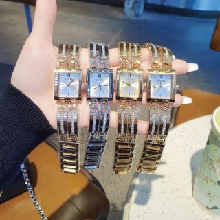 ĐỒNG HỒ NỮ THỜI TRANG HOT TREND GUE S KIỀNG MẶT VUÔNG