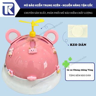 Chong chóng tre DORAEMON DOREMON 3 cánh gắn mũ bảo hiểm dễ thương được chọn màu
