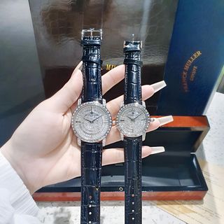 ĐỒNG HỒ NAM NỮ SIÊU CẤP MỚI NHẤT VACHEROON DÂY DA MẶT PHỦ KÍN ĐÁ XOÀN