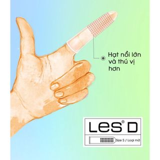 [Giá Sỉ Tốt Nhất] Bao Cao Su Ngón Tay Beilile Les-D Gai Nhám Liti, Ôm Sát, Nhiều Gel Bôi Trơn, Bao Cao Su Siêu Mỏng, Size 52mm Ôm Vừa Vặn (Hộp 8C)
