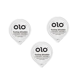 [ Giá Sỉ] Bao Cao Su Siêu Mỏng Olo 0.01 Feel Ultrathin Đen Hương Vani, Bcs Kéo Dài Thời Gian, Nhiều Gel Bôi Trơn (Hộp 10C)