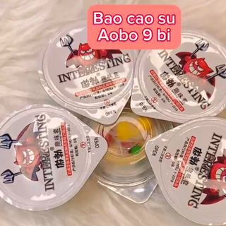 [Bán Sỉ] Bao Cao Su Bi Aobo, Bcs Kéo Dài Thời Gian, Nhiều Gel Bôi Trơn, Size 52mm Ôm Vừa Vặn (Lẻ 1C)
