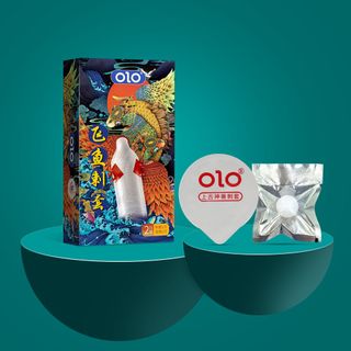 [Giá Sỉ Siêu Rẻ] Bao Cao Su Olo Rồng Gai Bi Lớn, Bcs Siêu Mỏng 0.03mm, Độ Rộng 52mm Vừa Vặn, Bi Silicon Đi Kèm