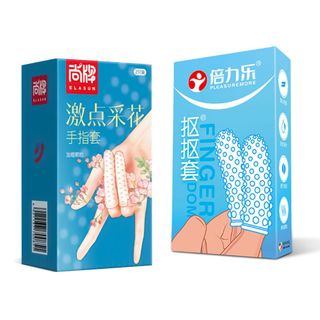 [Giá Sỉ Siêu Rẻ] Bao Cao Su Ngón Tay ELASUN & SILICON, Bcs Đeo Ngón Gân Gai, Ôm Vừa Vặn, Nhiều Gel.| Shop_taza