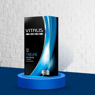 [Giá Bán Sỉ] Bao Cao Su Gân Gai Vitalis Natural Xanh Dương, Bcs Siêu Mỏng, Kéo Dài Thời Gian, Chống Xuất Tinh Sớm Cho Cảm Xúc Chân Thực (3C)