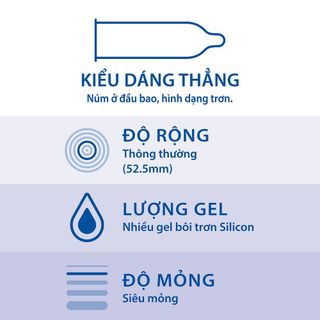 Bao Cao Su Durex InViSiBLE (Hộp 10c). Bcs Siêu Mỏng Cho Cảm Giác Chân Thật, Ôm Sát Kéo Dài Thời Gian